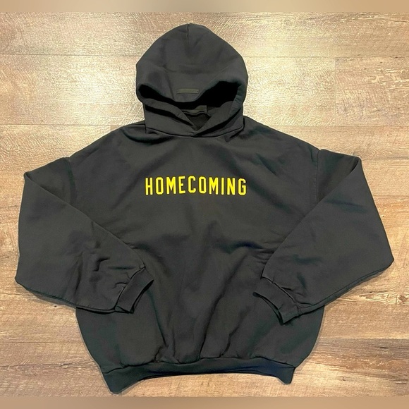Essentials Fear of God Men’s Black Heavy Fleece Hoodie Sweatshirt Size Small NWT - Picture 1 of 10